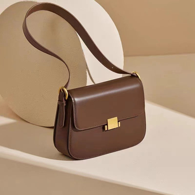 Women's Light Luxury Style Popular Tofu Underarm Crossbody Bags