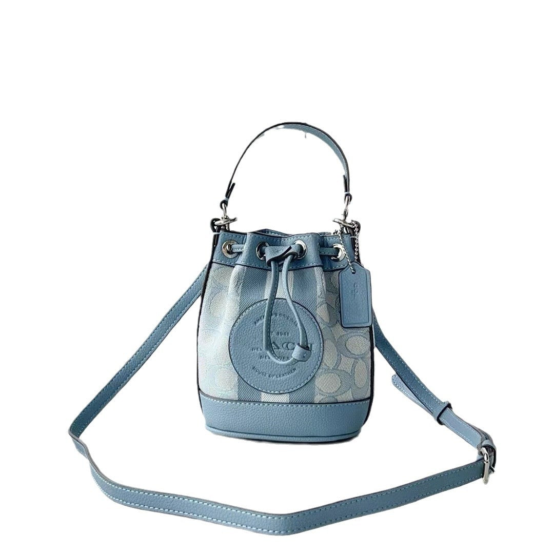 Drawstring Pull String Single Canvas Fragrant Bucket Bags