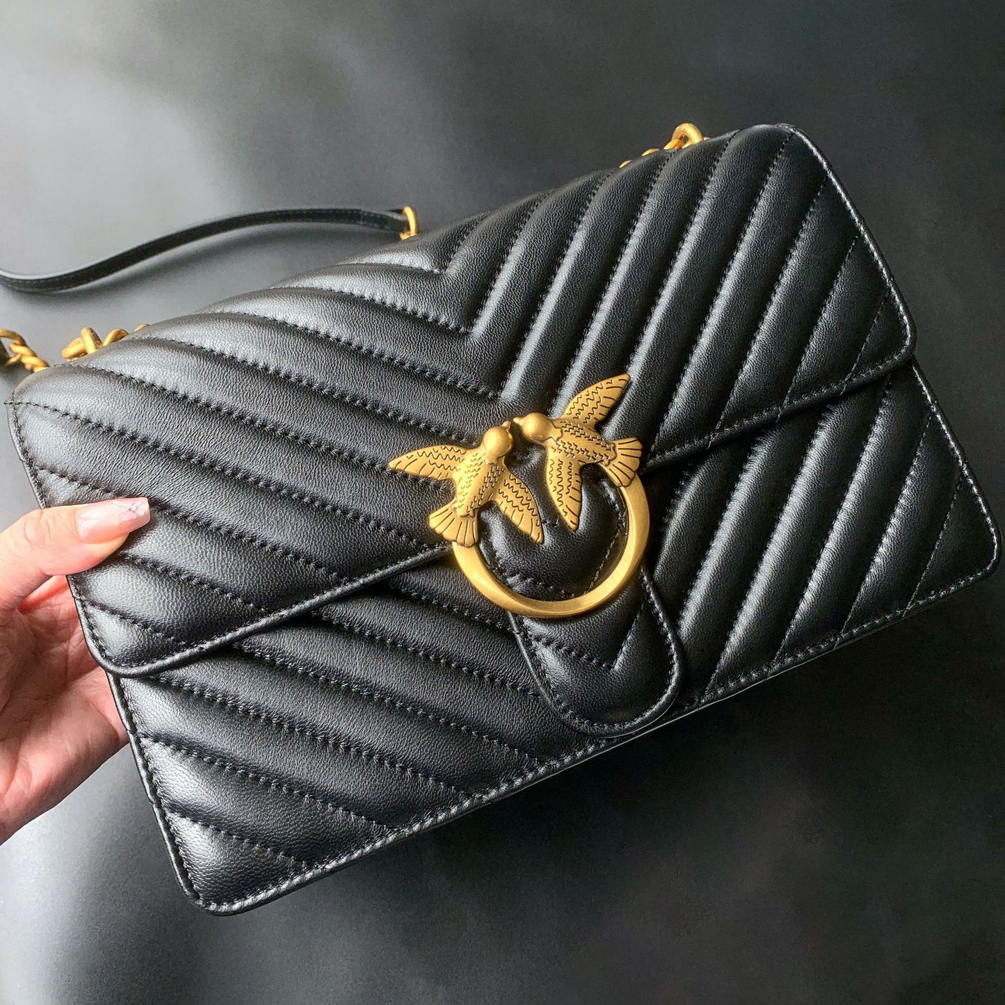 Women's Embroidered Swallow High-grade Double Flying Bird Shoulder Bags
