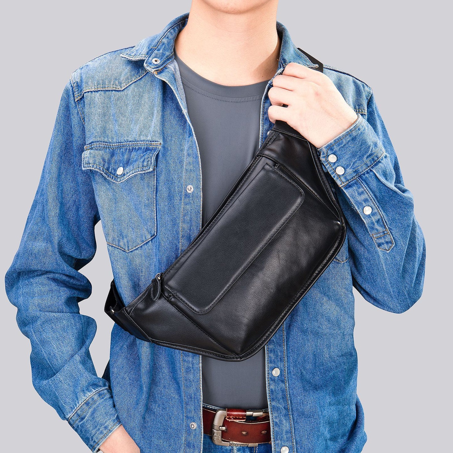 Men's Durable Fashion Trendy Simple Style Men's Chest Bags