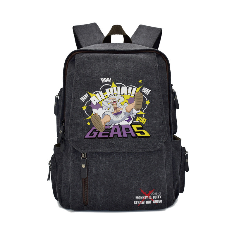 Fire Shadow Totoro One Piece Large Backpacks