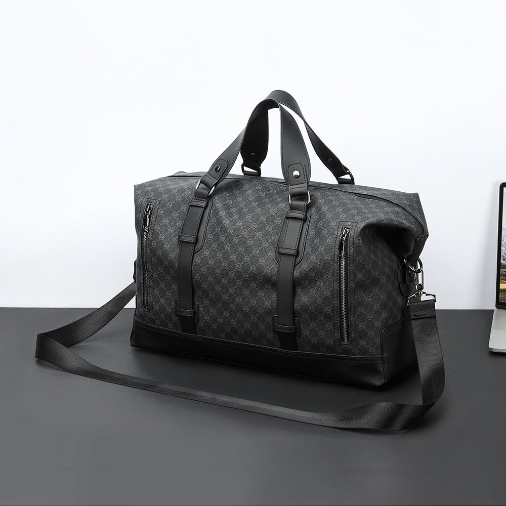 Men's Large Capacity Short Business Trip Trendy Shoulder Bags
