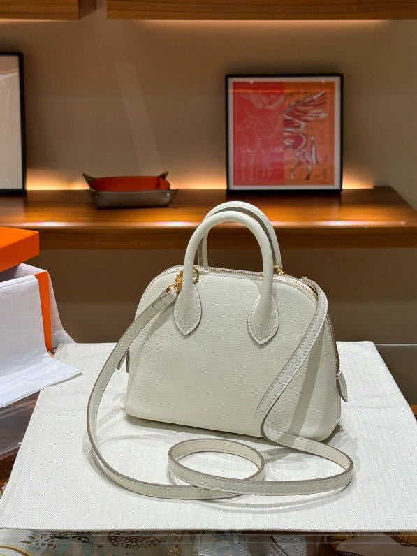 Women's Mini Sheepskin Shell Portable Bowling Leather Crossbody Bags
