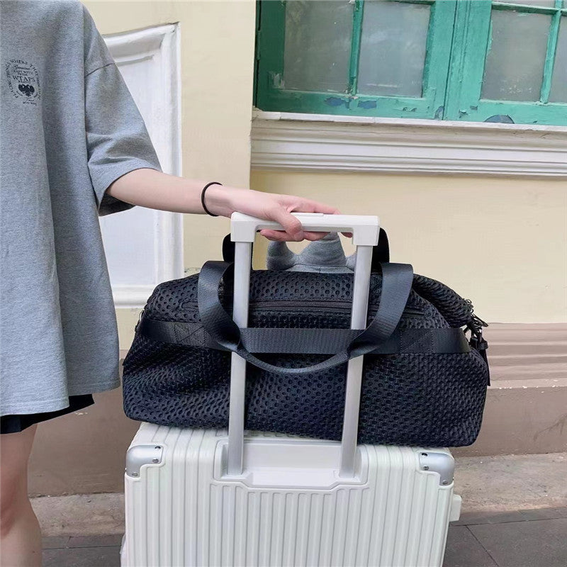 Fashion Mesh Large Capacity Personalized Doll Travel Bags