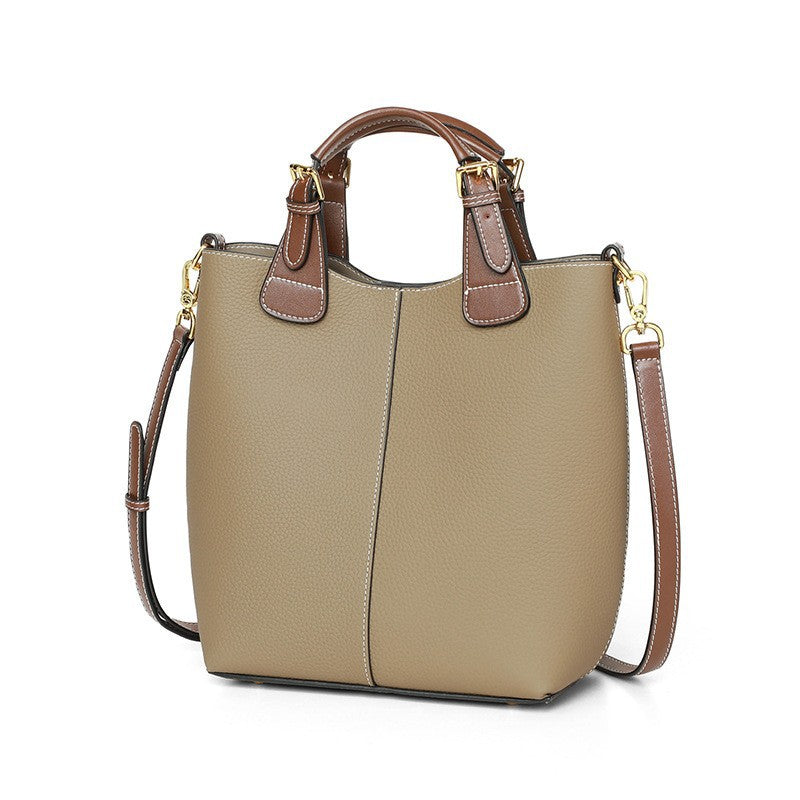 Women's Genuine Leather Trendy Large Capacity Fashion Handbags