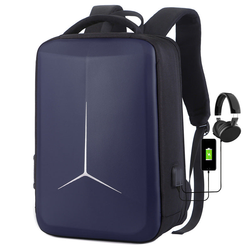 Men's Graceful Simple Business Inch Charging Backpacks