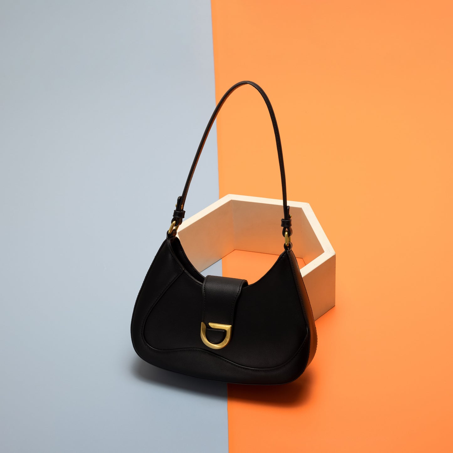 Women's Fashionable Simple Baguette Commuter Underarm Armpit Bags