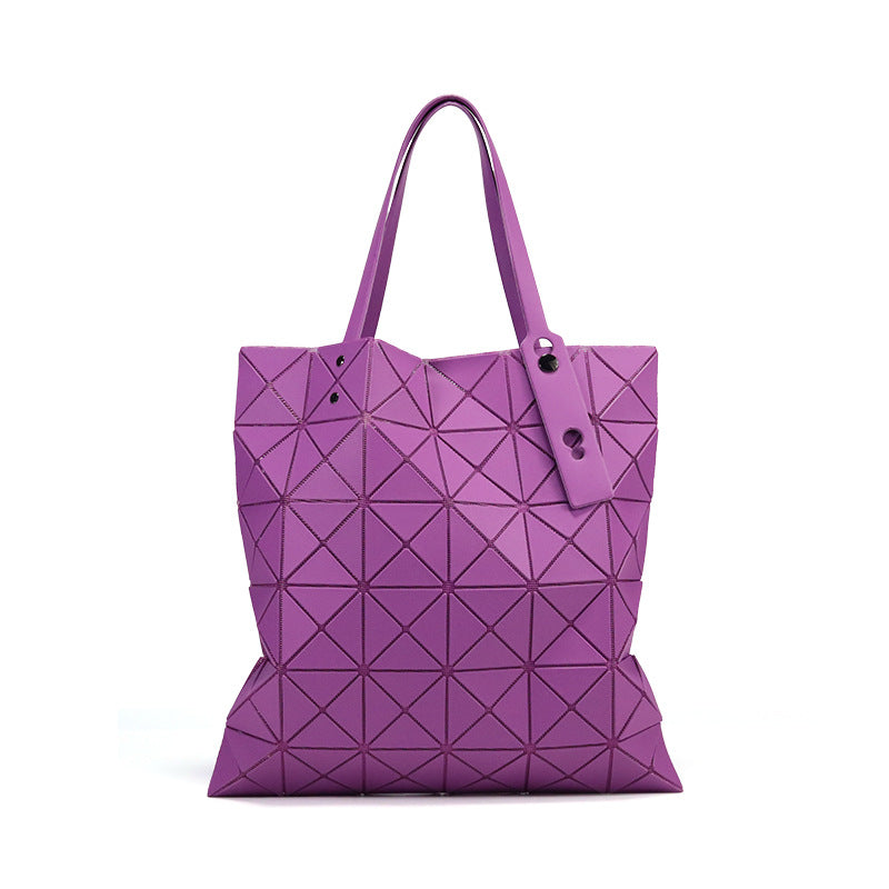 Women's Frosted Versatile Rhombus Fashion Large Capacity Shoulder Bags
