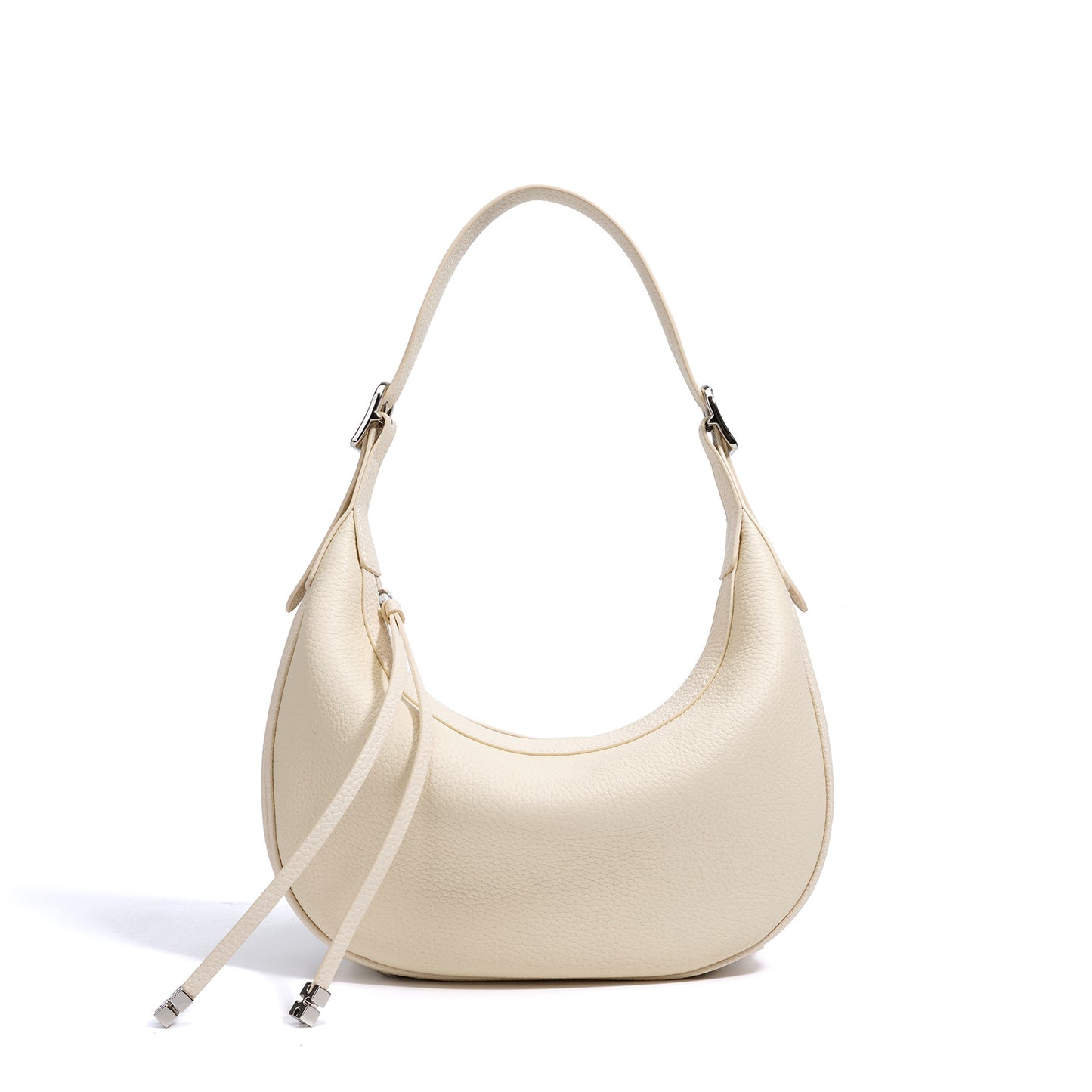 Women's Fashion Simple Design Hobos Leather Texture Shoulder Bags