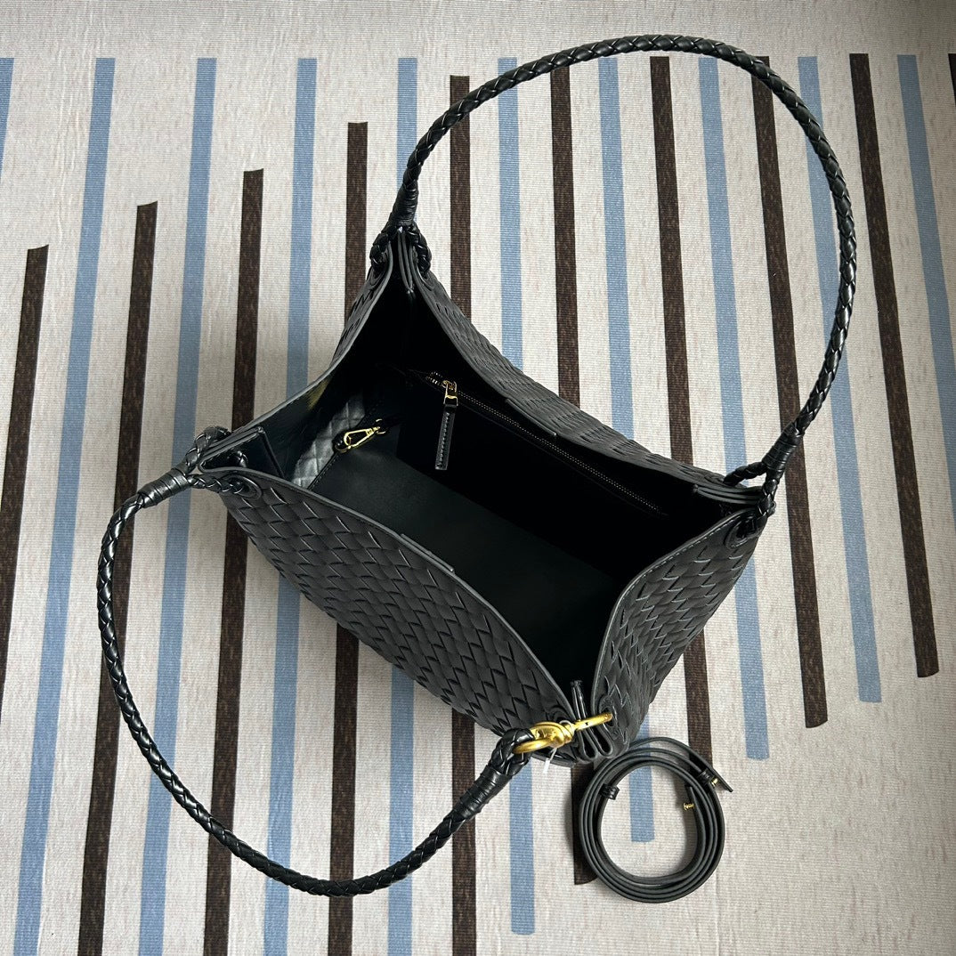 Woven Parachute Large Capacity Commuter Open Shoulder Bags