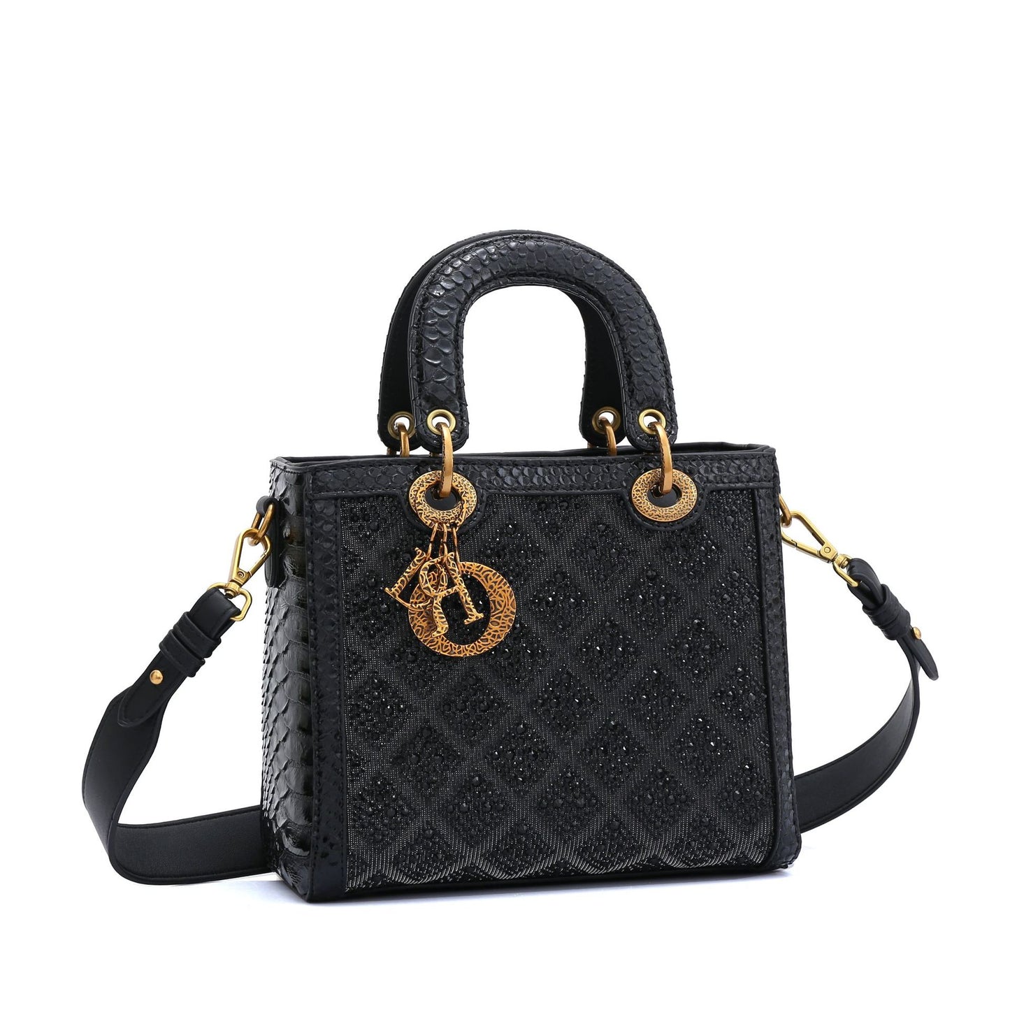 Women's Snake Pattern Diana Popular Style For Crossbody Bags