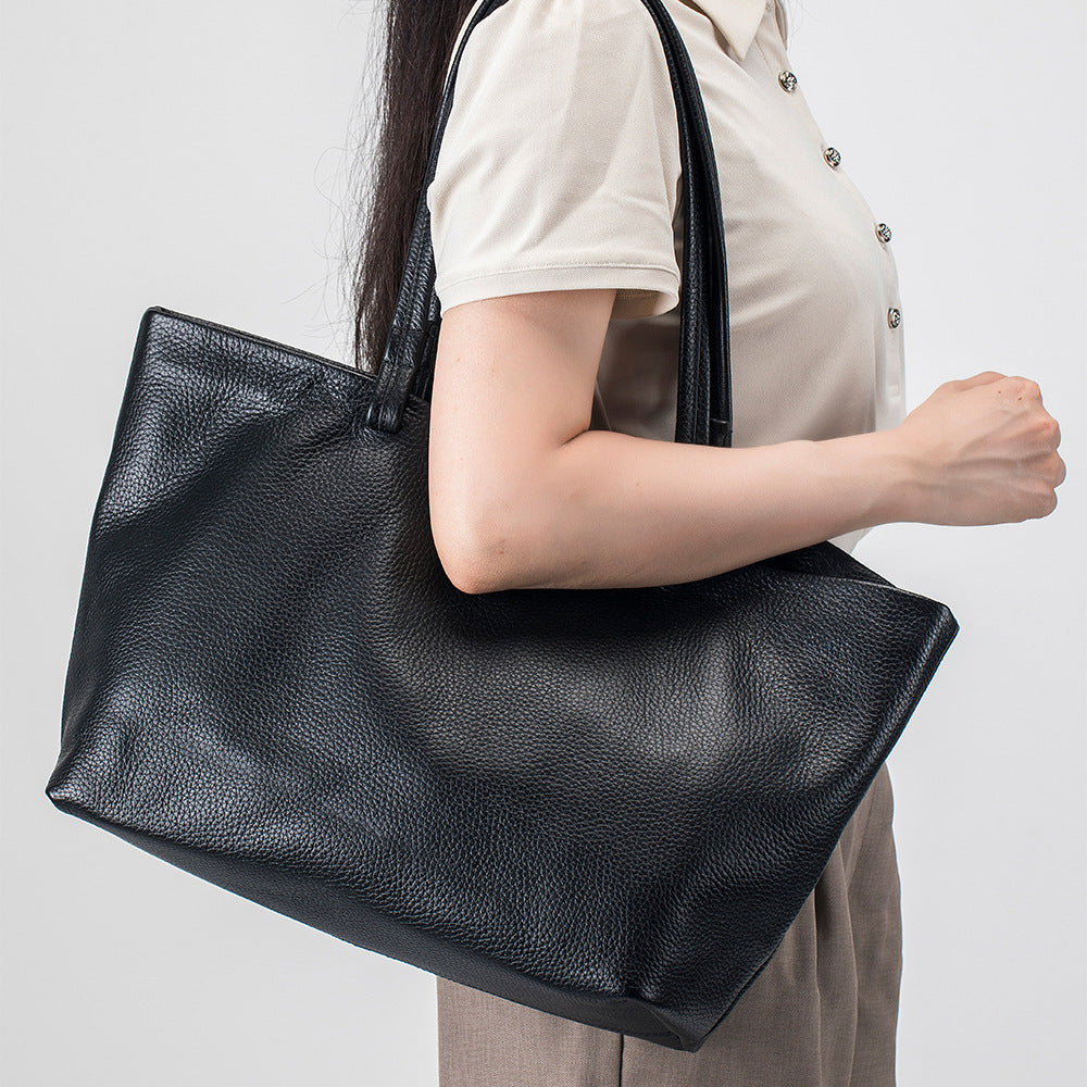 Women's Big Large Capacity Soft Surface High-grade Tote Bags
