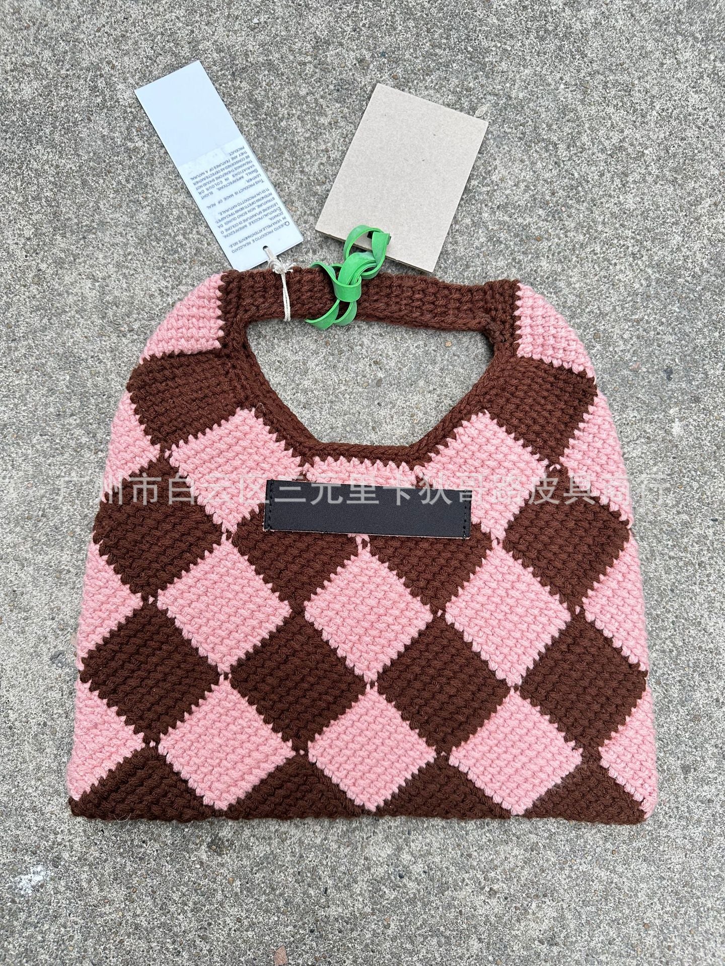 Clutch Hand-woven Color Matching Chessboard Classic Handbags