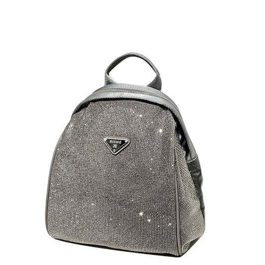 Women's New Diamond Fashion Trend College Backpacks