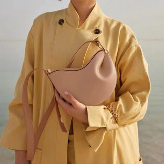 Women's Niche Pea Lychee Pattern Underarm Tofu Small Square Bags