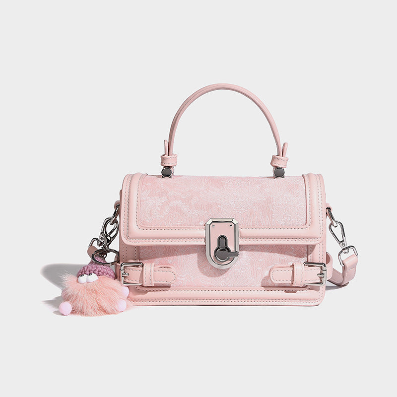High-grade Moonlight Treasure Box Embroidery Commuter Small Square Bags