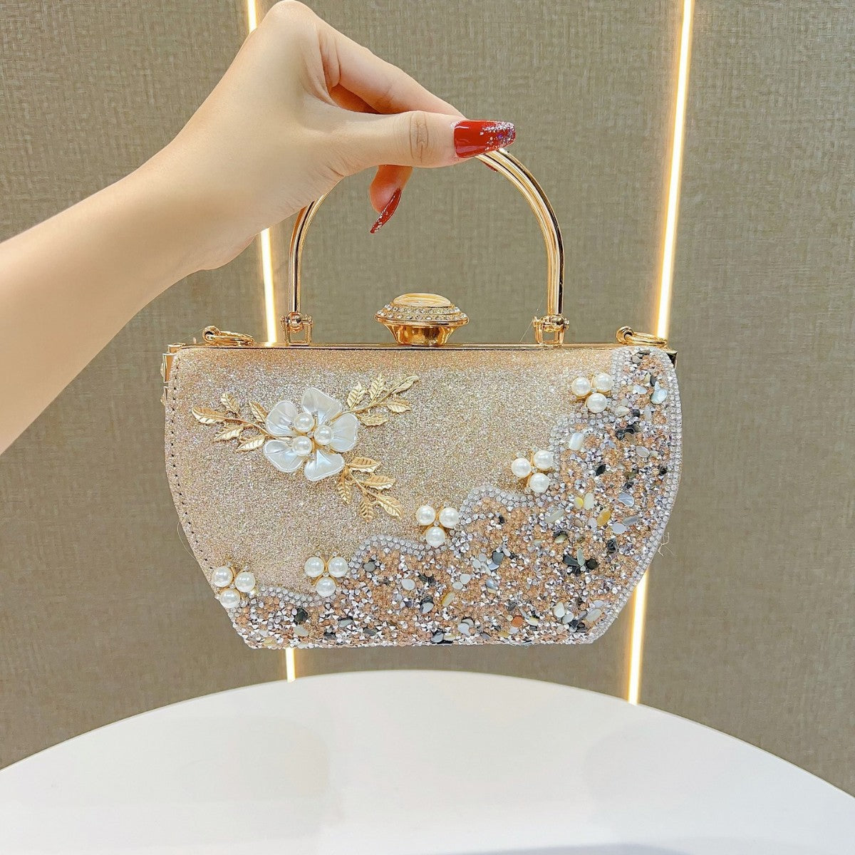 Women's Princess Dinner Banquet Dress Elegant Portable Handbags