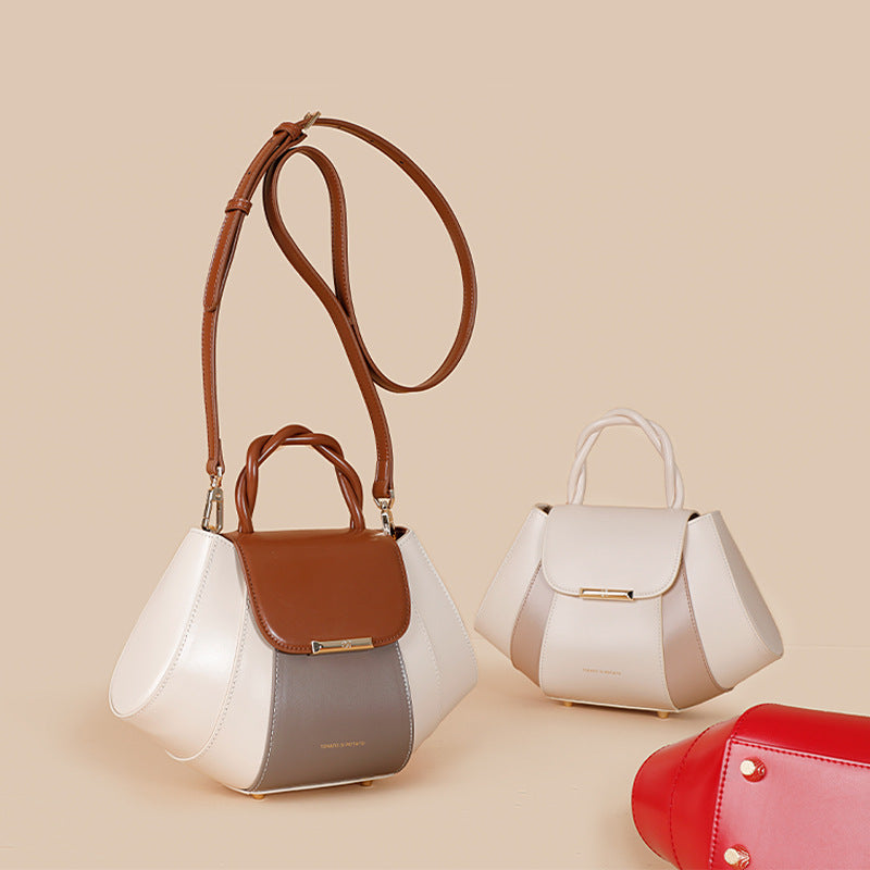 Women's High-grade Shell Exquisite For Contrast Color Fashion Handbags