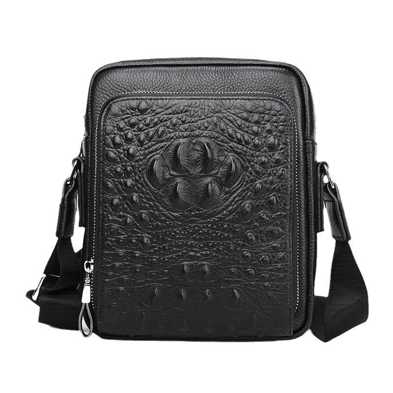 Men's Leather Business Top Layer Cowhide Large Men's Shoulder Bags