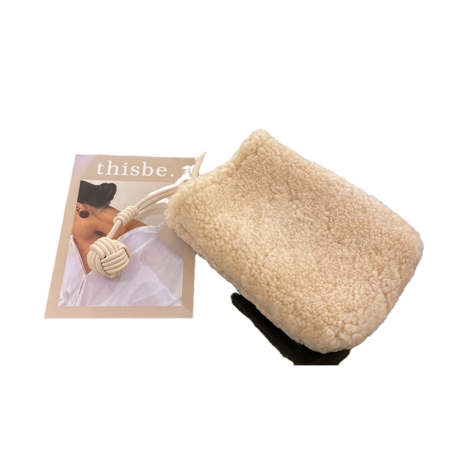 Women's Cell High Sense Niche Christmas Plush Phone Bags