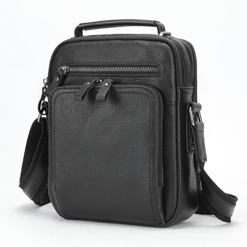 Genuine Leather Retro Crazy Horse Multifunctional Men's Shoulder Bags