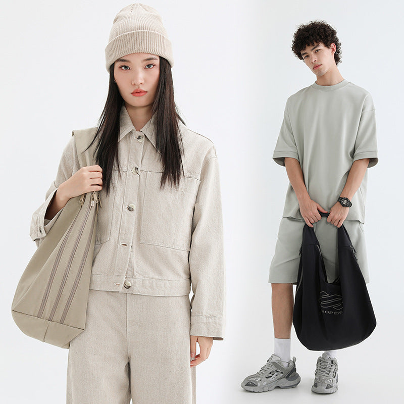 Women's & Men's & Hello Large Capacity Versatile Shoulder Bags