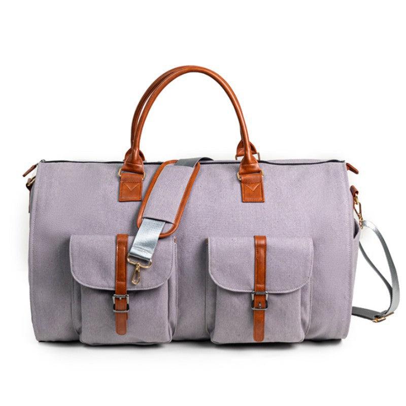 Women's & Men's & Convertible Portable Folding Garment Overnight Gym Bags