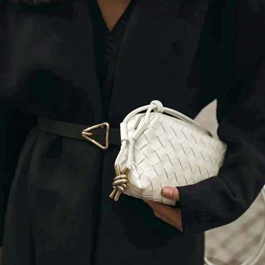 Street Trend Rhombus Sheepskin Versatile Wrist Small Square Bags