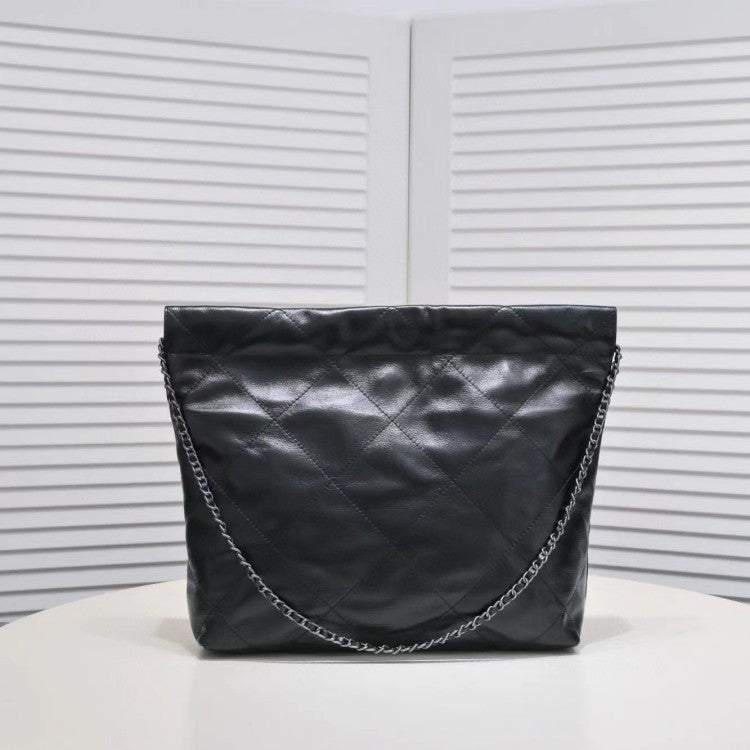 Women's Rhombus Gold Chain Underarm Garbage Large Shoulder Bags
