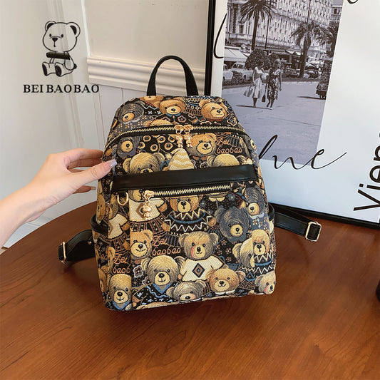Women's Source Summer Canvas Korean Style Backpacks