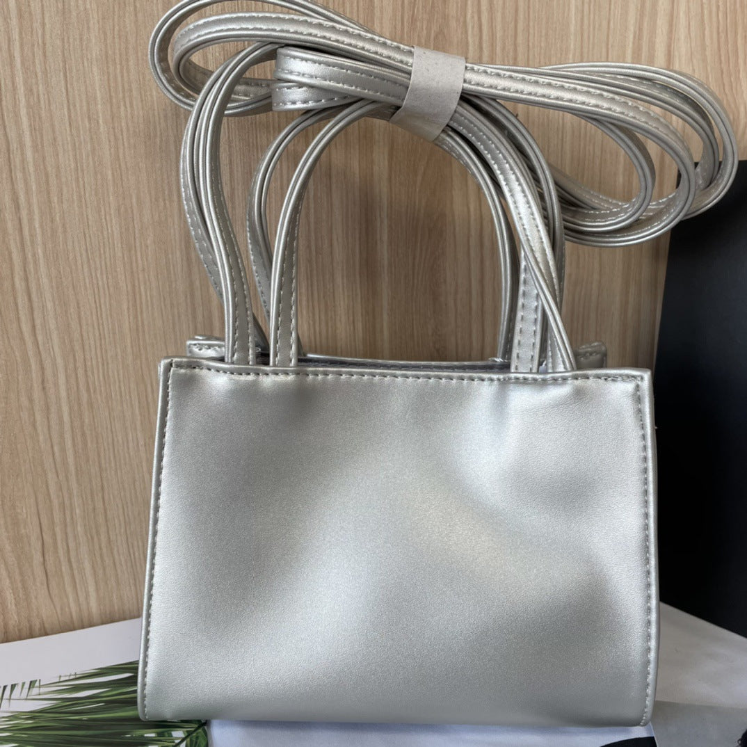 Women's Niche Three-dimensional Embossed Letter Simplicity Bags
