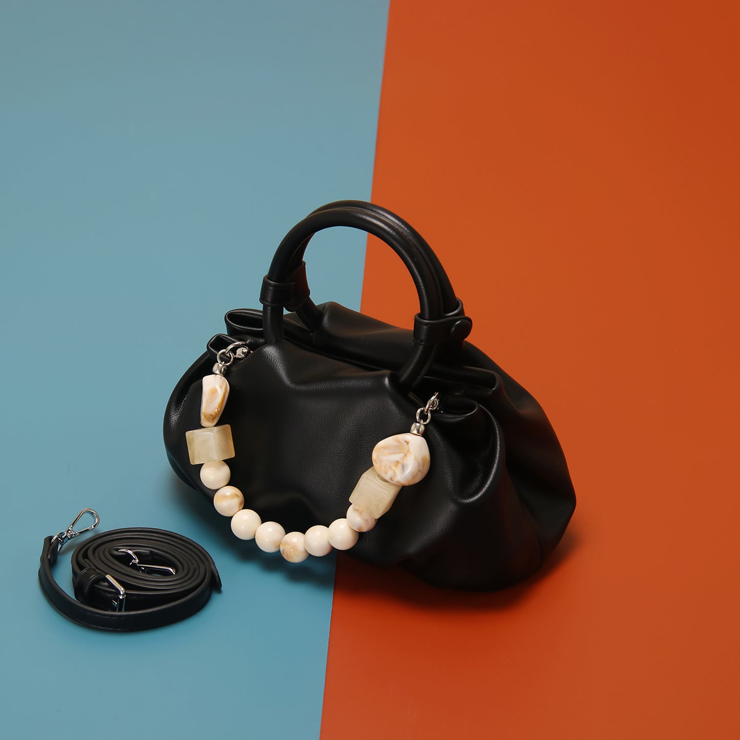 Chic High-grade Design Soft Cloud White Crossbody Bags