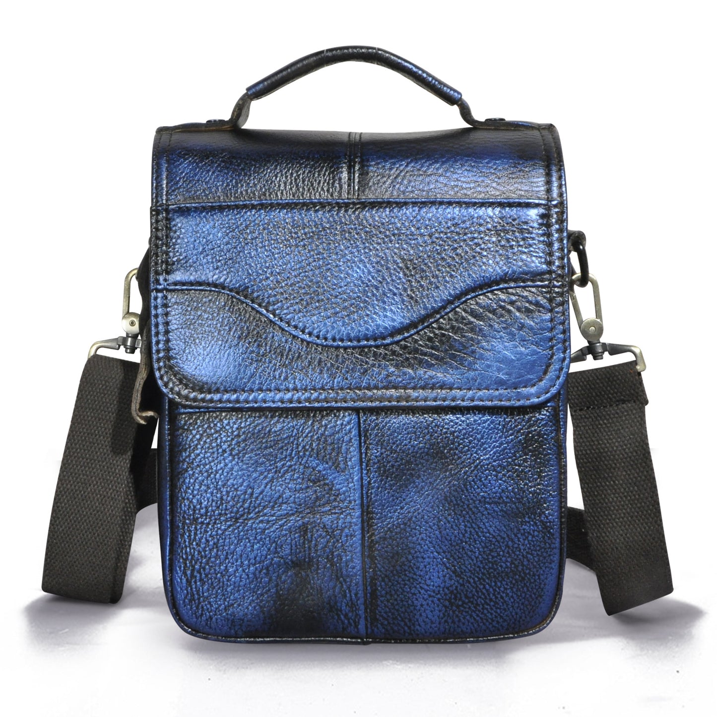 Men's Layer Crazy Horse Skin Cowhide Retro Men's Messenger Bags