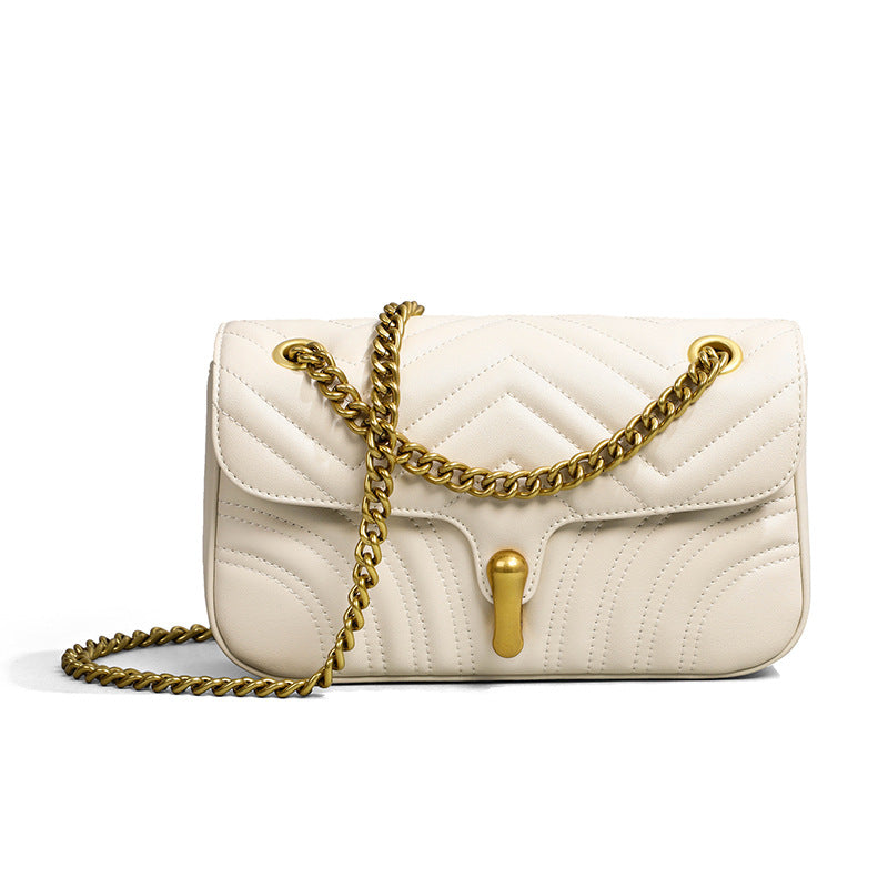 Women's Fashion Chain Light Luxury Underarm Genuine Shoulder Bags