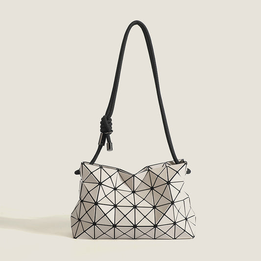 Autumn Geometric Diamond Pattern Simple Portable Shoulder Bags