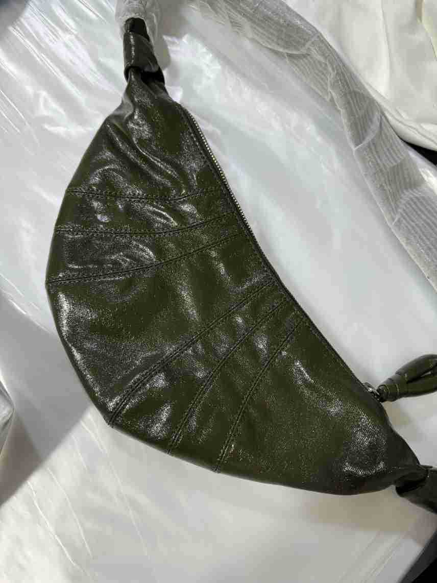 Innovative Beautiful Linen Coated Croissant Dumpling Bags