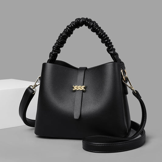 Women's Trendy Korean Style Niche Texture Soft Handbags
