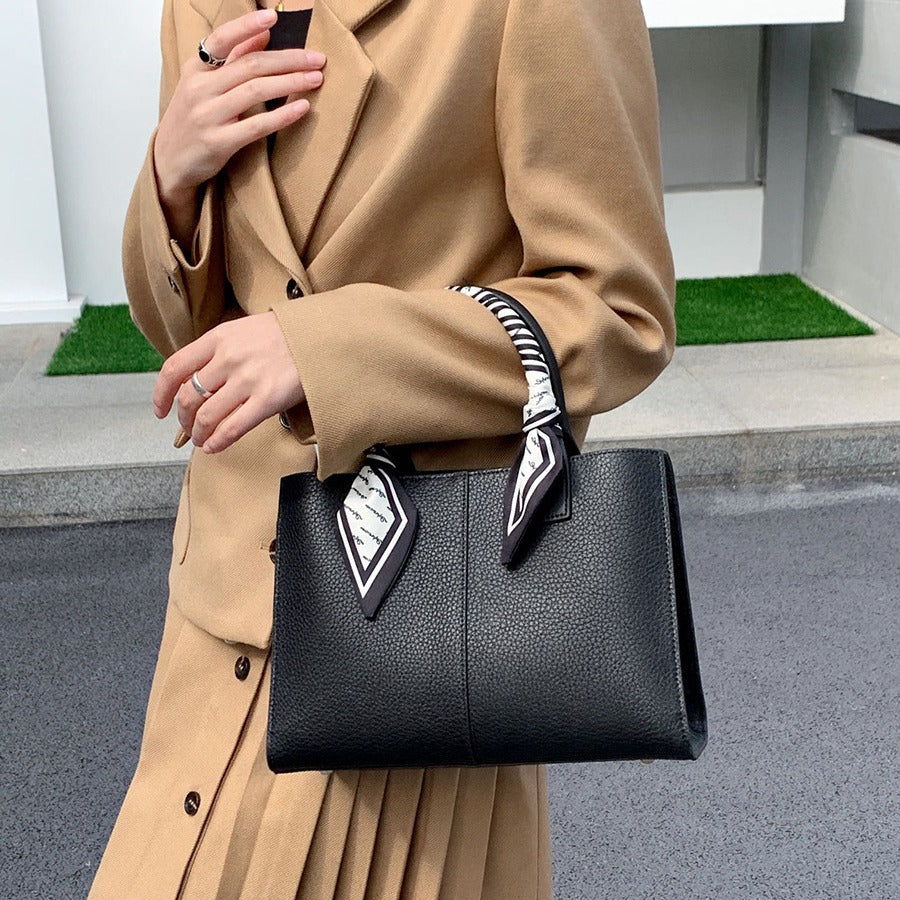 Women's Leather Portable Niche Large Capacity High-grade Crossbody Bags