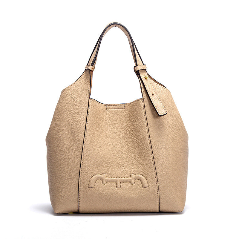 Women's Spring Simple Solid Color Design Fashion Shoulder Bags