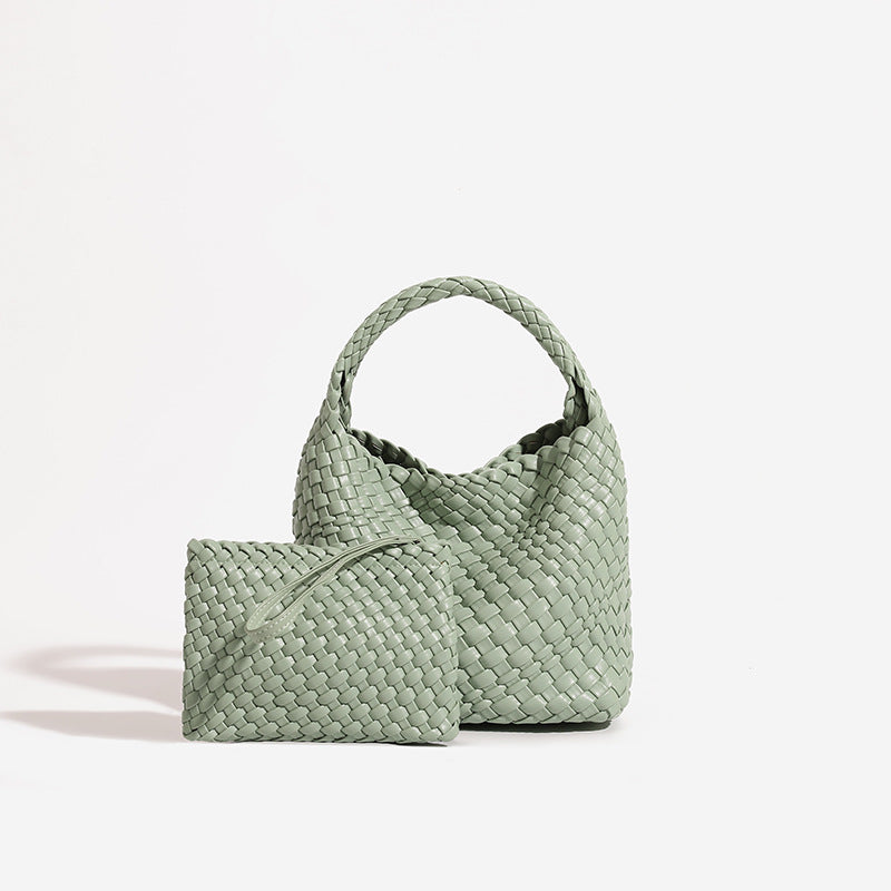 High Quality Texture Hand-woven Vegetable Basket Bucket Bags