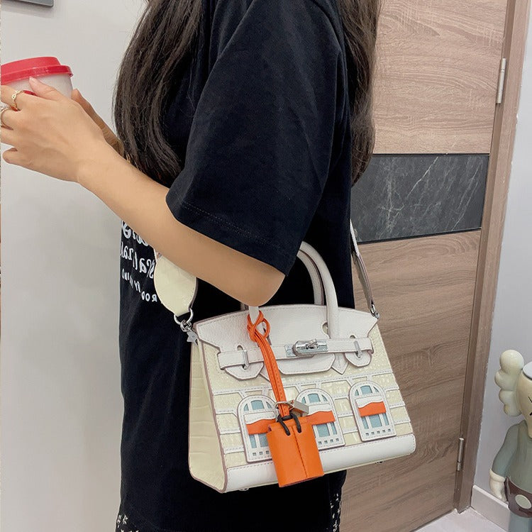 House High-grade Exquisite Genuine Leather Cowhide Shoulder Bags
