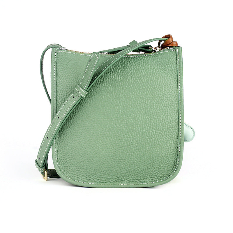 Women's Fashion Simple Genuine Leather High-grade Large Crossbody Bags