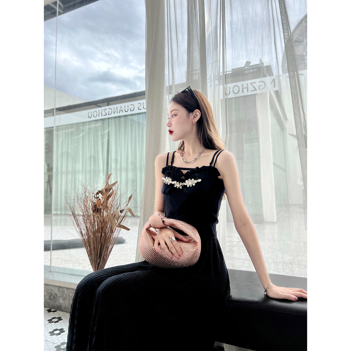 Women's Trendy Niche Underarm Zipper Dumpling Western Style Crossbody Bags