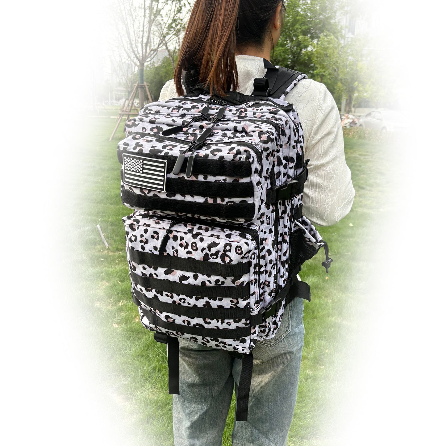 Large Capacity Velcro Camouflage Waterproof Hiking Outdoor Bags