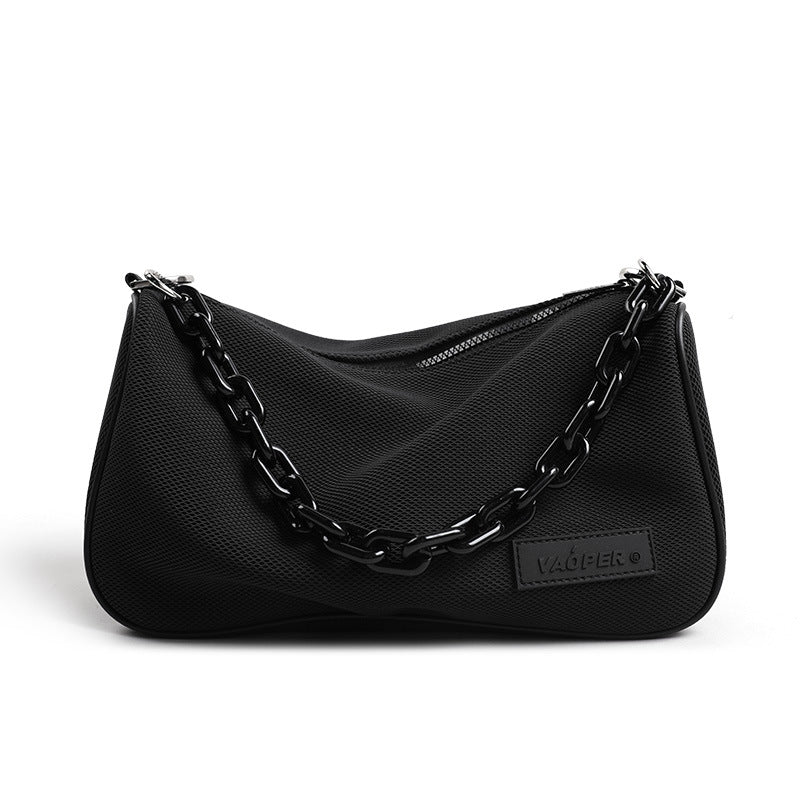Niche Designer Rose Red Underarm Female Men's Messenger Bags