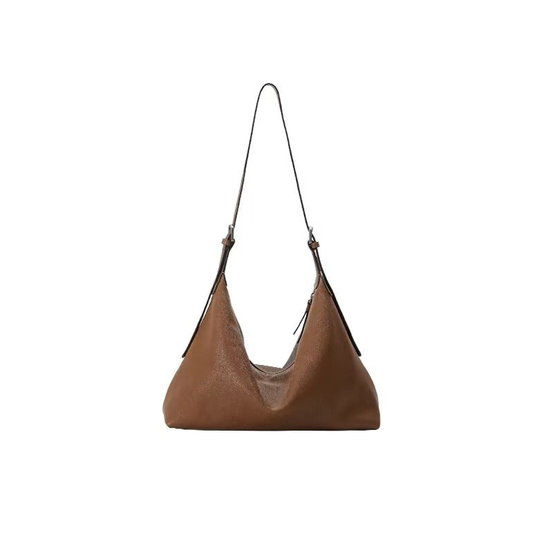 Vegetable Tanned Binaural Deer Leather Comfortable Retro Shoulder Bags