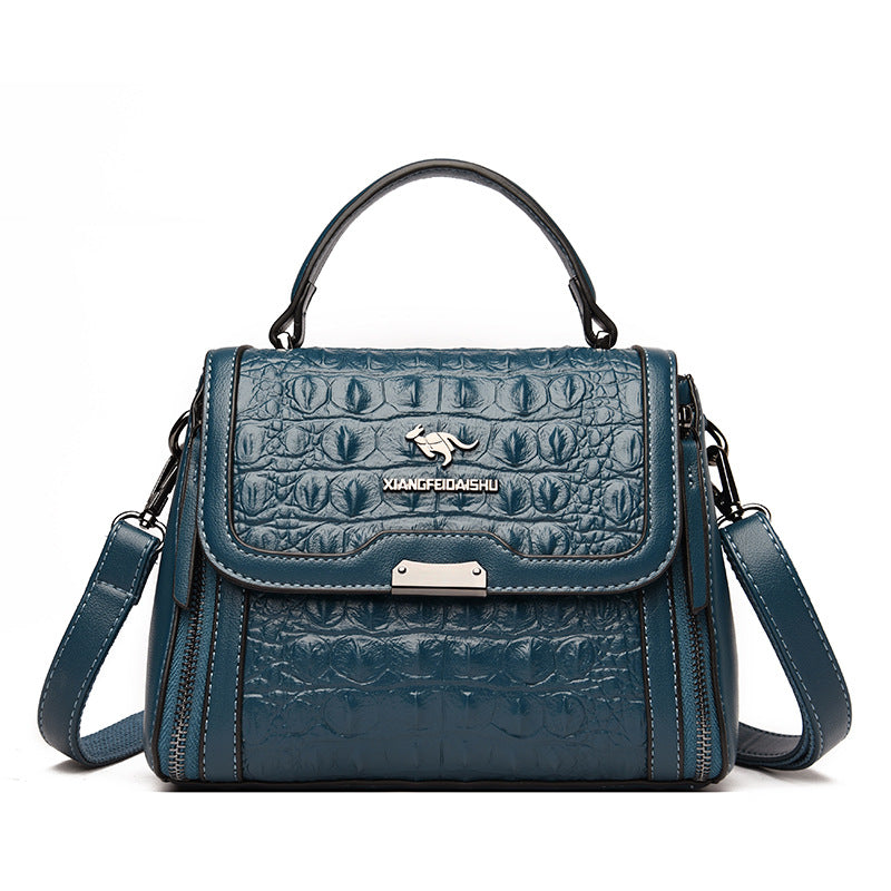 Women's Korean Style Simple Elegant Trendy Alligator Handbags