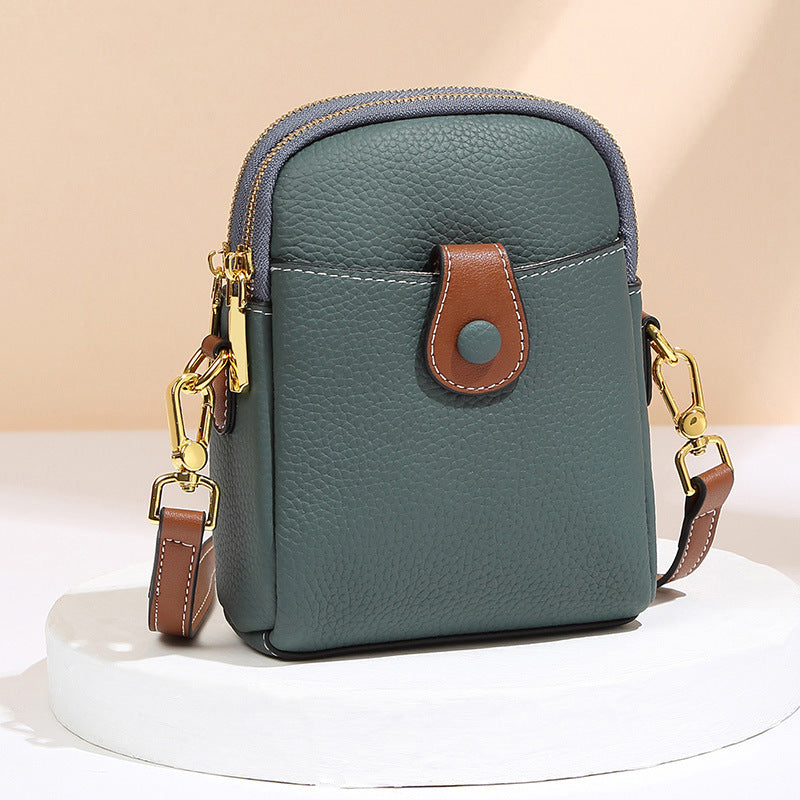 Women's First Layer Cowhide Fashion Soft Leather Shoulder Bags