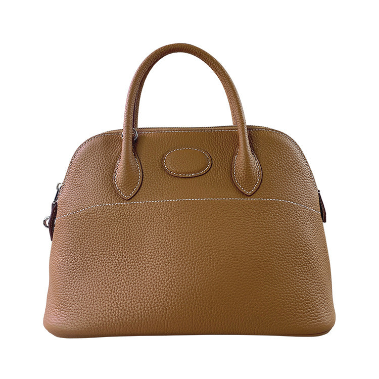 Women's First Layer Cowhide Bowling Shell Fashion Handbags