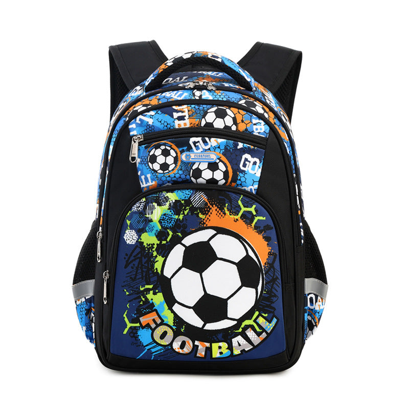 Children's Primary Boys Grade Waterproof Burden Reduction Spine Protection Elementary School Students' Schoolbags